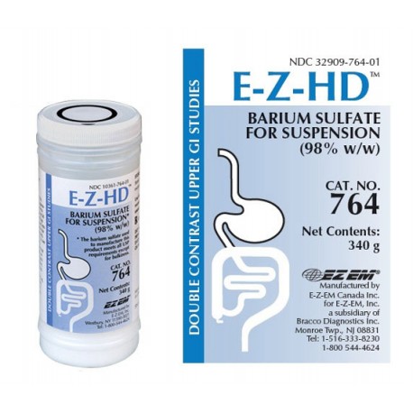 Presentación de E-Z-HD, sulfato de bario
